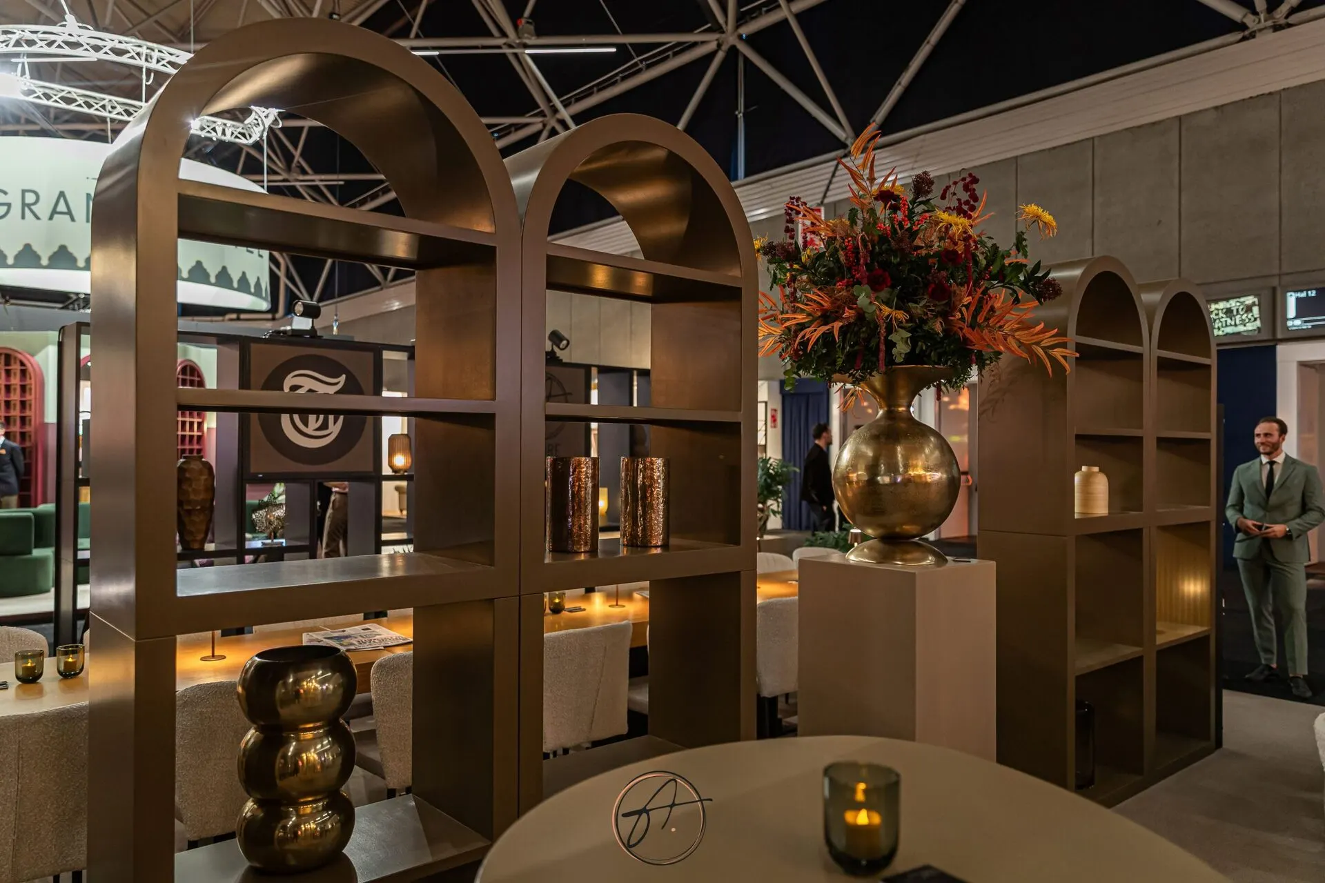 Interieurdetail van het vernieuwde café-concept